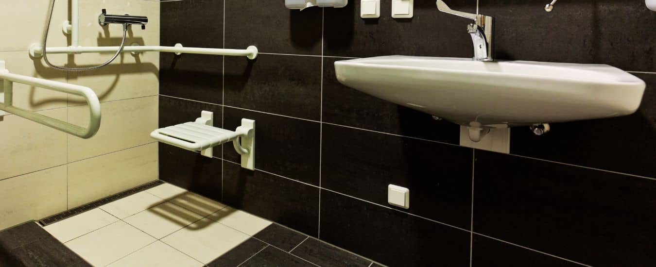 Level access shower installation in Brighouse