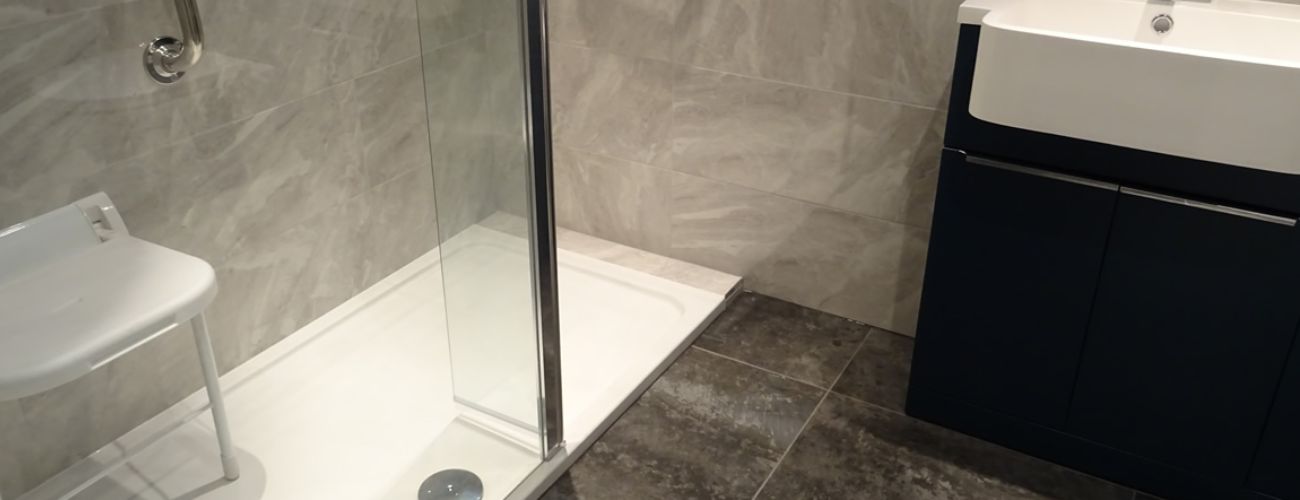 Mobility shower installation in Norton-on-Derwent
