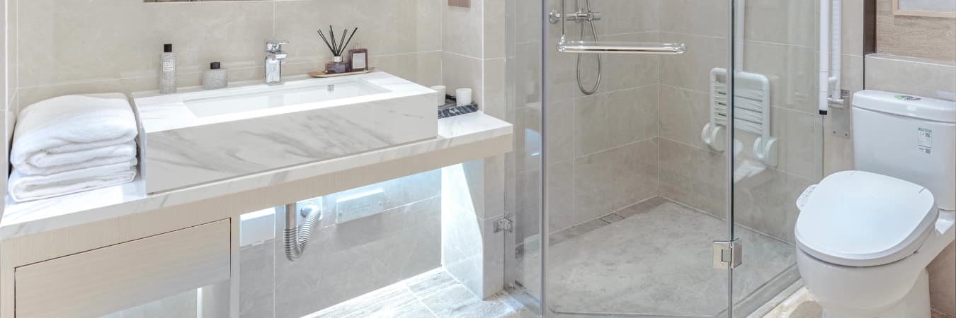 Walk in shower for elderly in Keighley